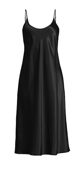 La Perla Silk-Blend Night Gown Black