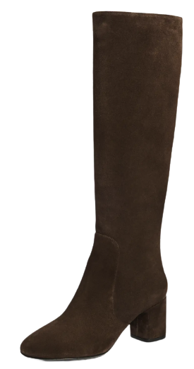 By Far Suede Boots Brown