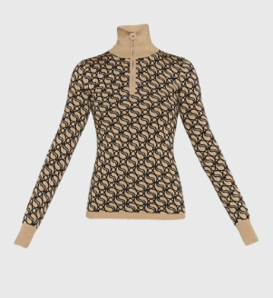 Stella McCartney Knit Sweater Mulitcolor Wave Pattern