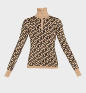 Stella McCartney Knit Sweater Mulitcolor Wave Pattern