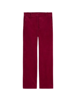 Canonbury Cord Pants Burgundy Red