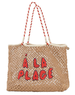 Clare V. L'Été Tote tote Neutral and Red