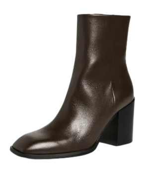Aeyde Leandra Booties Moka Brown