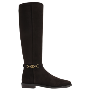 Sam Edelman Calf Boot Brown Suede