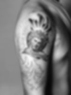 Realistic tattoo style