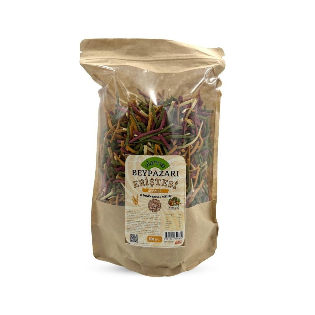 Geleneksel El Yapımı Erişte Sebzeli - 500 gr