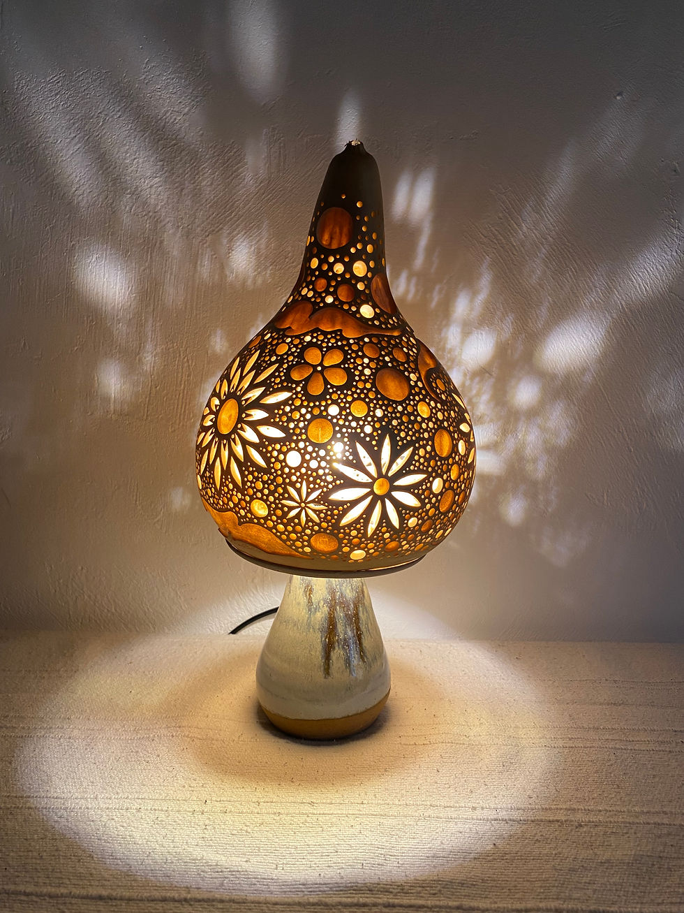 サムネイル： Gourd lamp Mushroom Lamp#251004