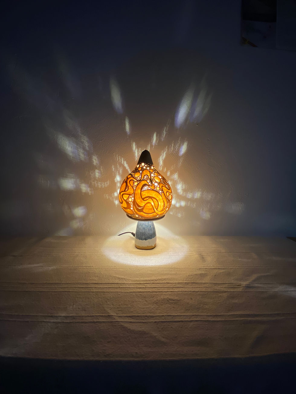 サムネイル： Gourd lamp Mushroom Lamp#251007