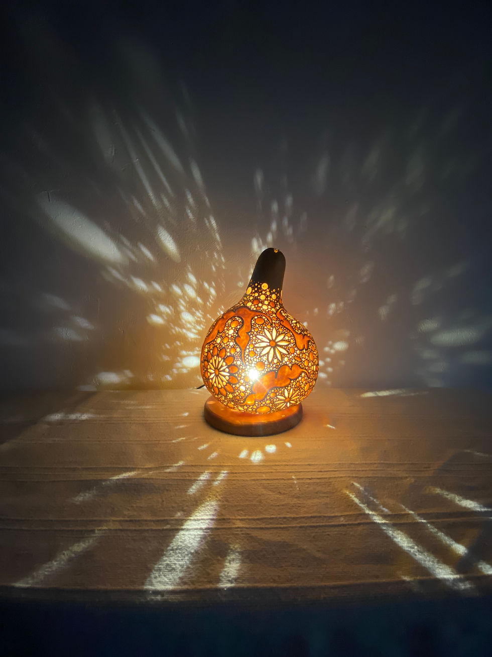 Thumbnail: # Gourd lamp　Table lamp#251105