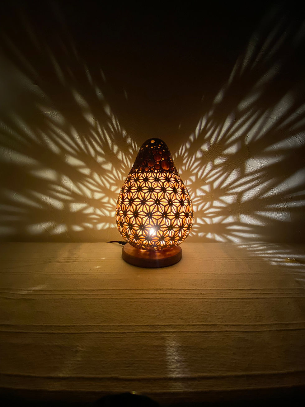 Thumbnail: # Gourd lamp　Table lamp＃250903