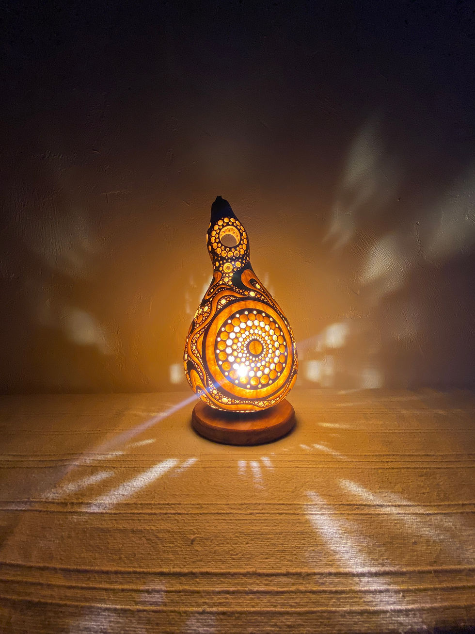 Thumbnail: # Gourd lamp　Table lamp＃250806