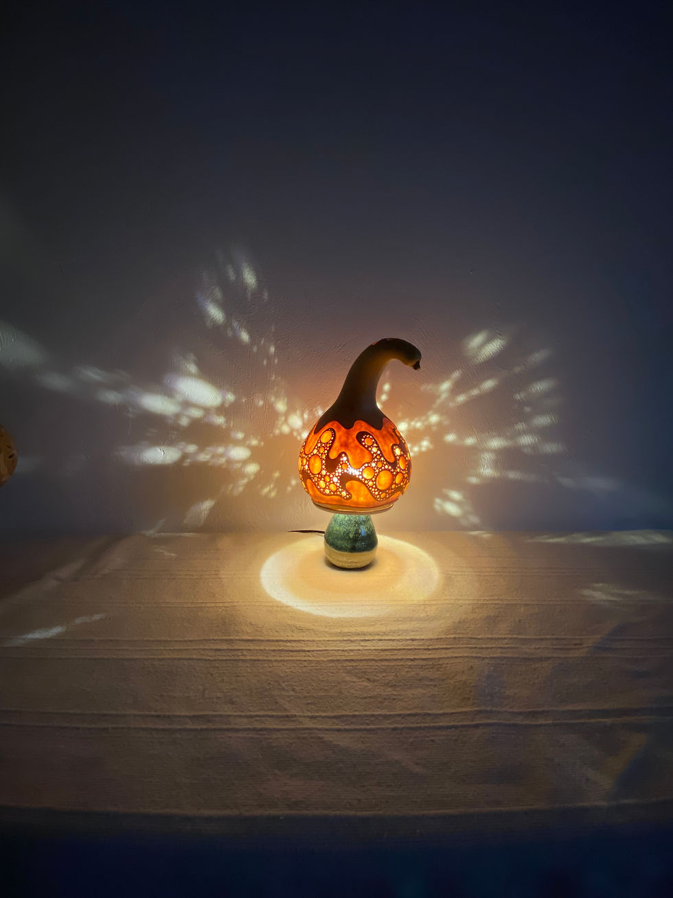 サムネイル： Gourd lamp Mushroom Lamp#251003