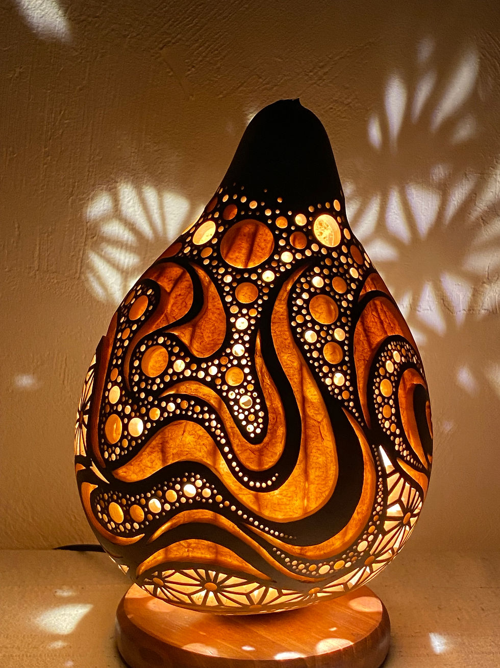Thumbnail: # Gourd lamp　Table lamp＃251121
