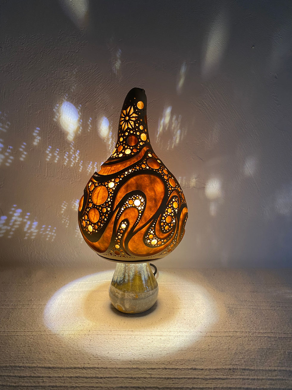 Thumbnail: Gourd lamp Mushroom Lamp#251001