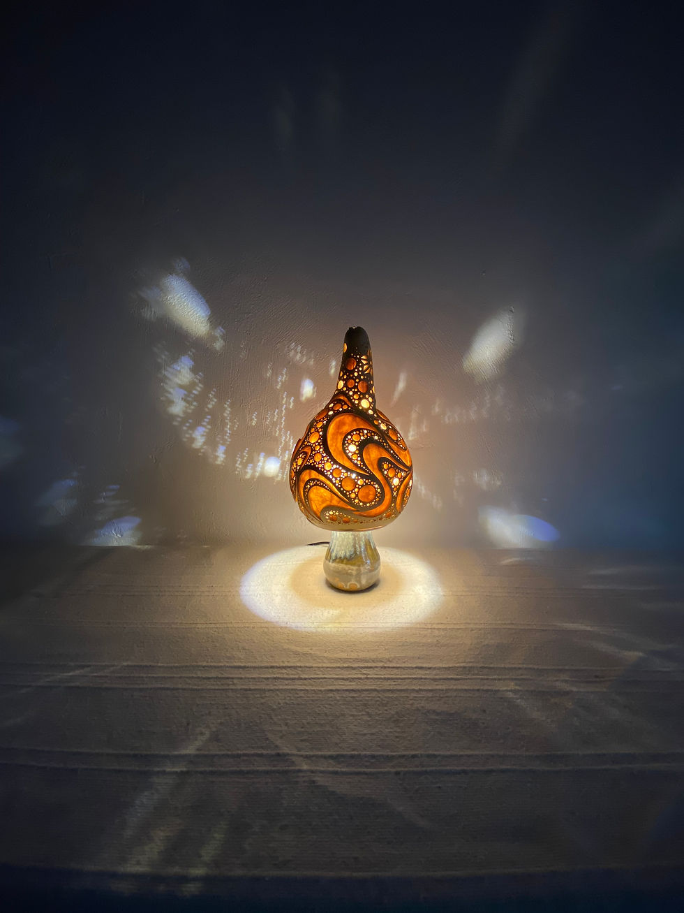 Thumbnail: Gourd lamp Mushroom Lamp#251001