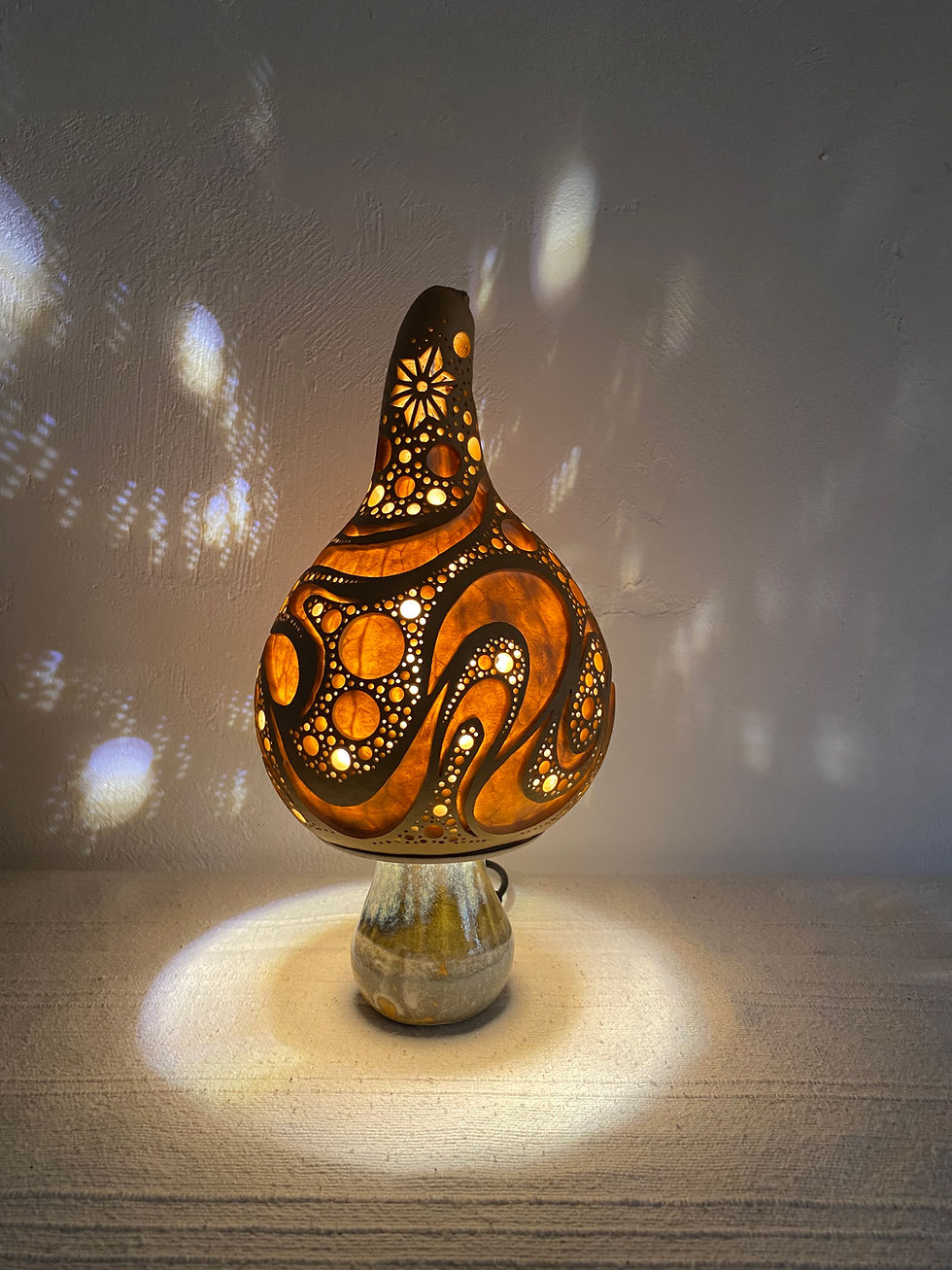 Thumbnail: Gourd lamp Mushroom Lamp#251001