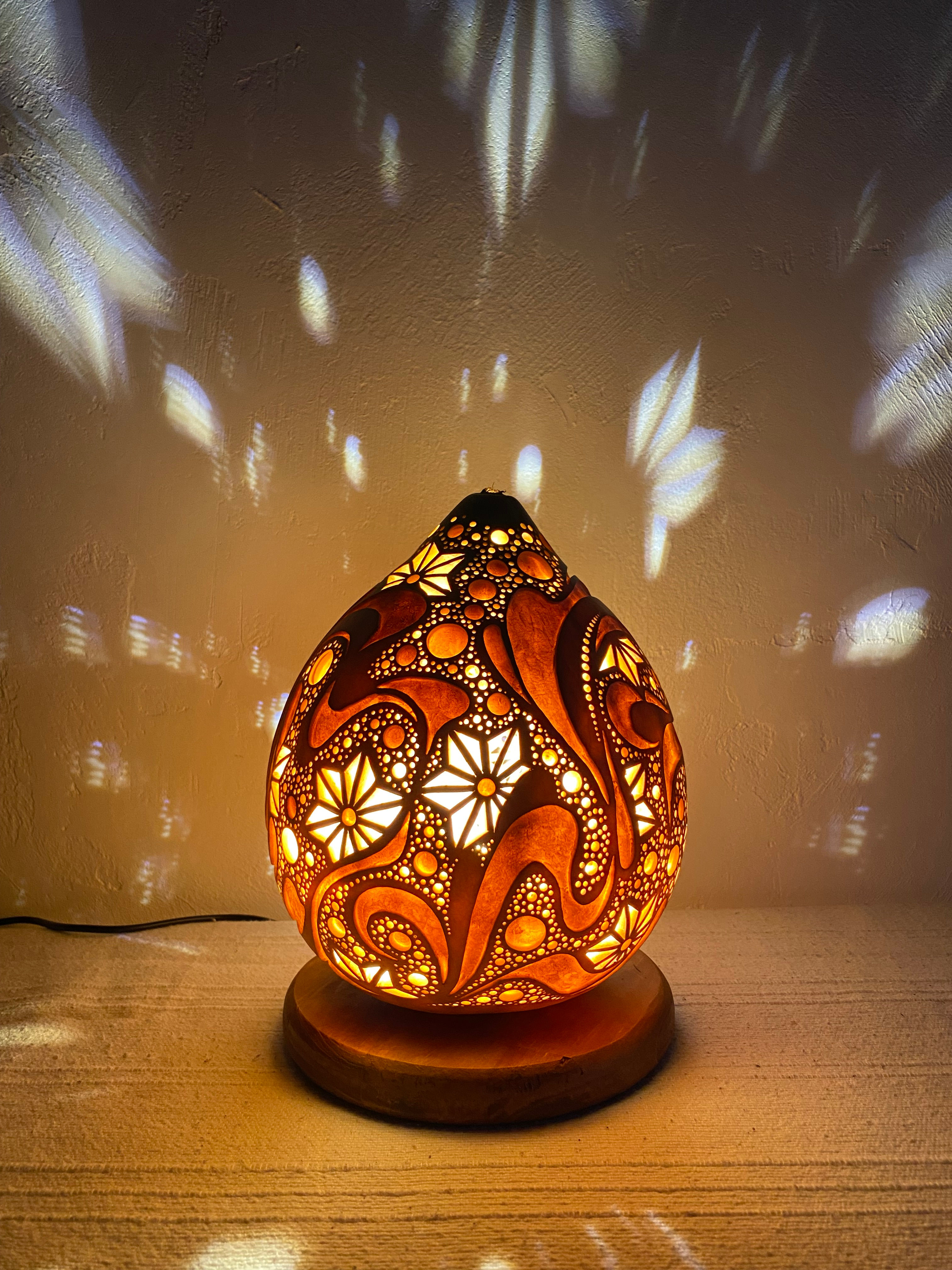 # Gourd lamp Table lamp#250803