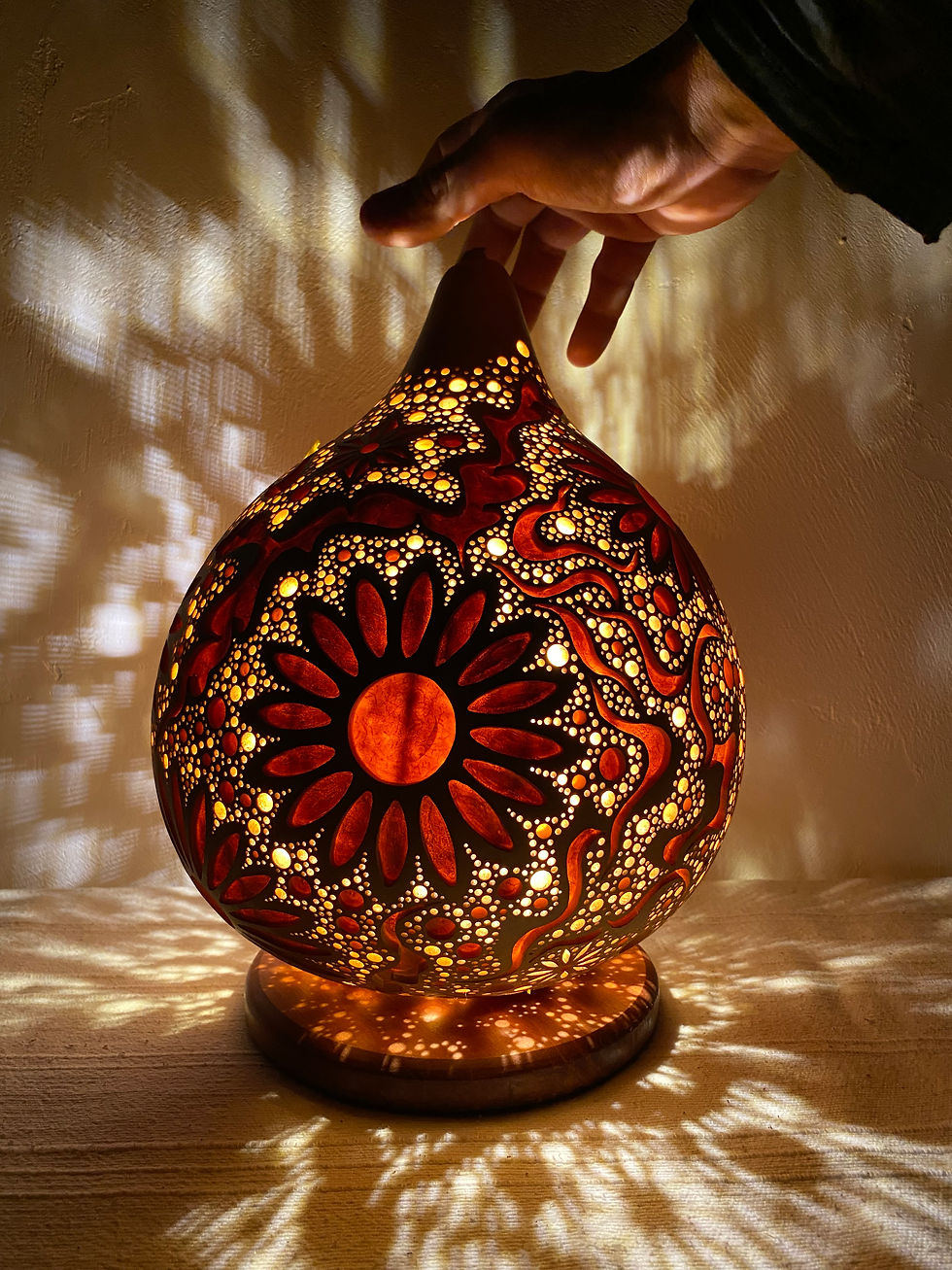 サムネイル： # Gourd lamp　Table lamp＃B251123