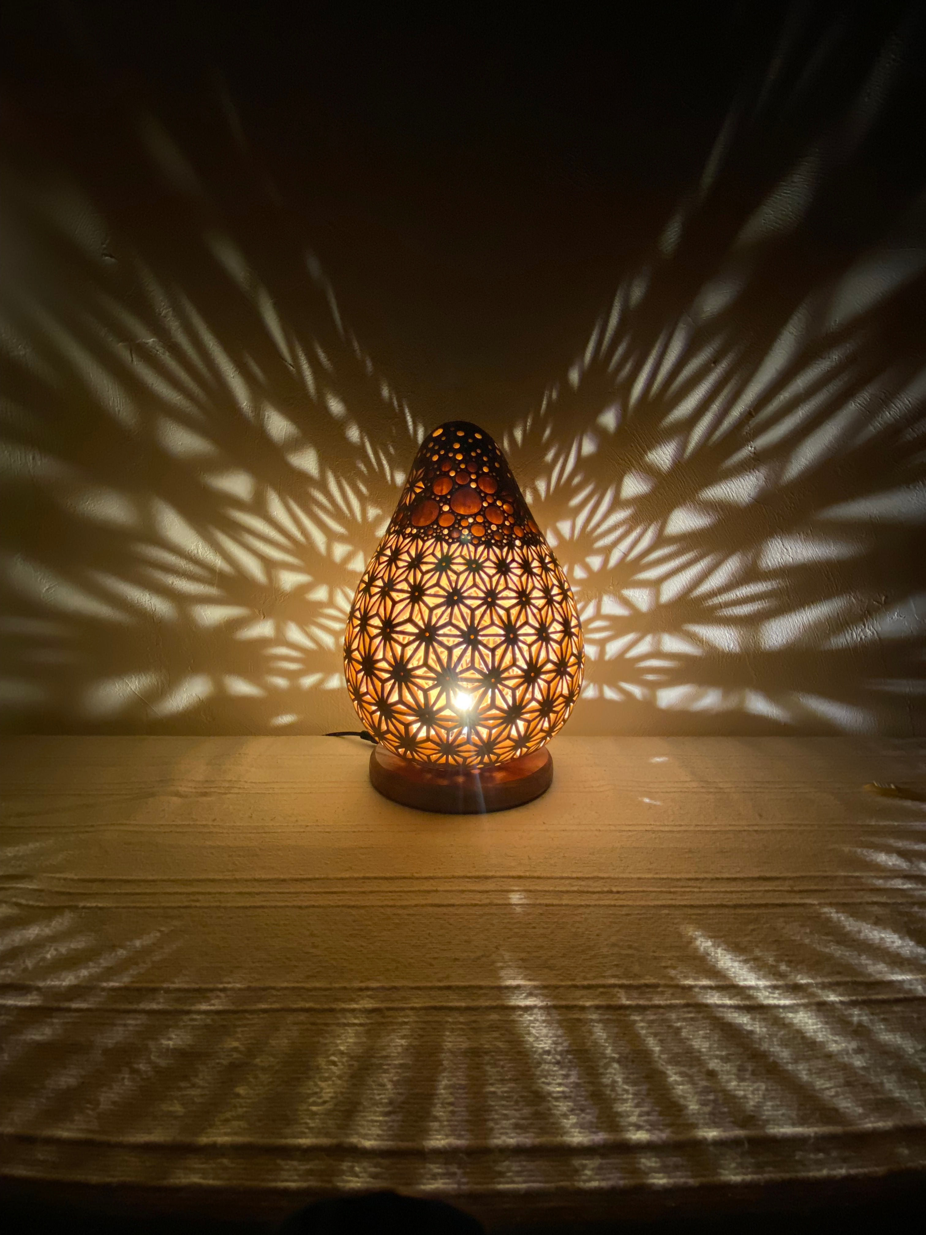 # Gourd lamp Table lamp#250903