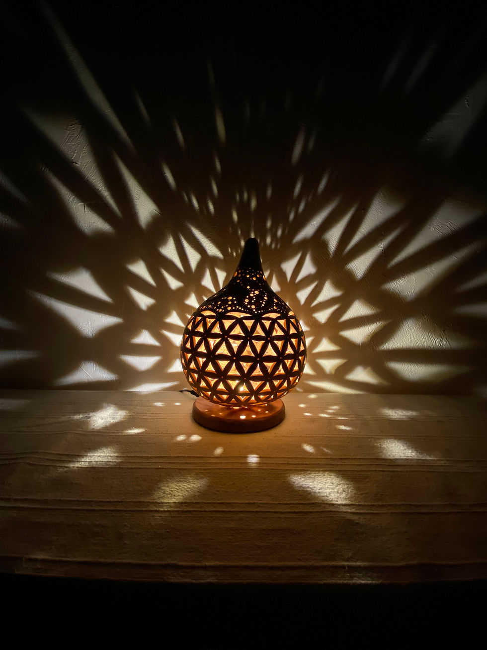 Thumbnail: # Gourd lamp　Table lamp＃250911