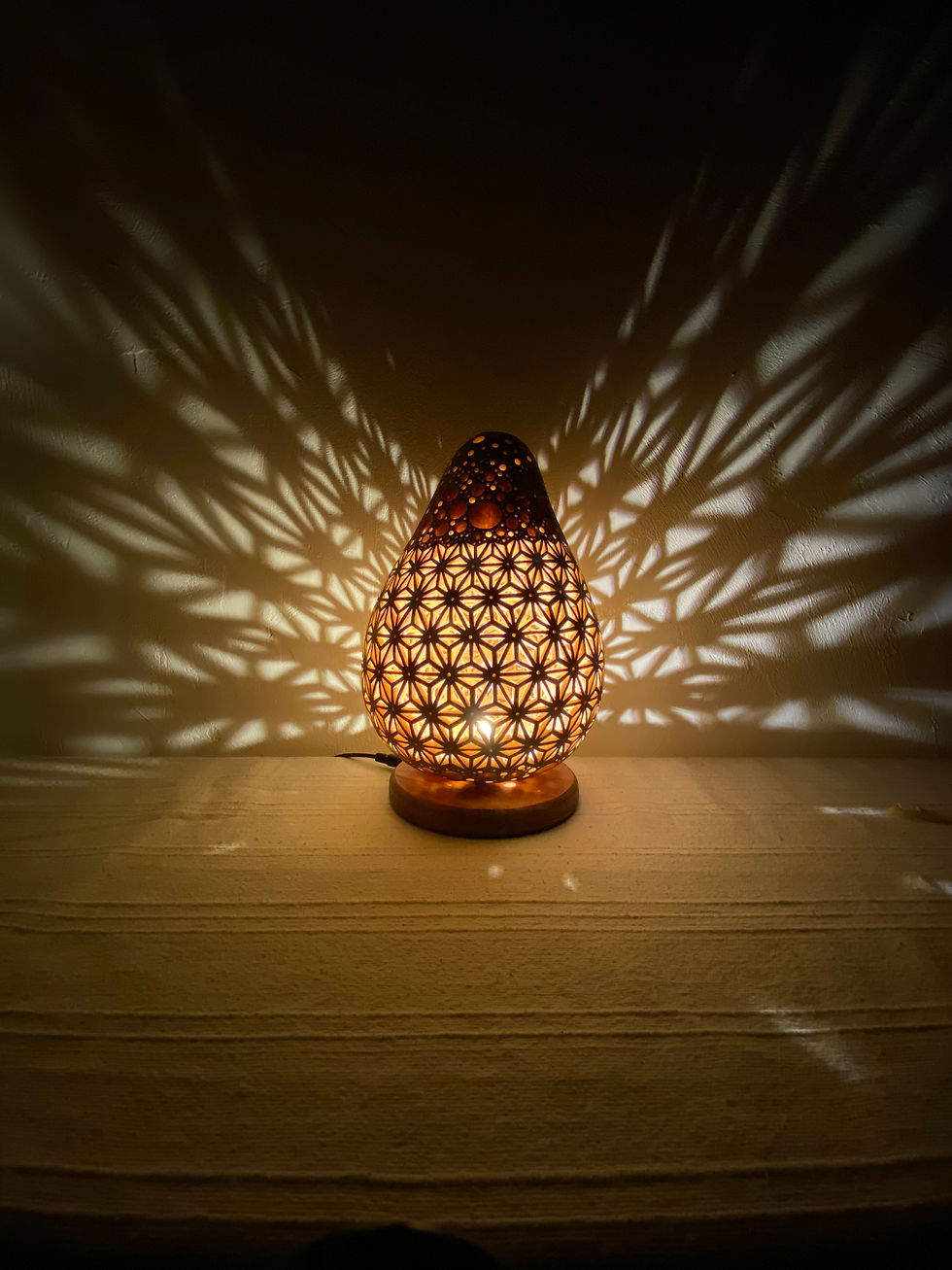 Thumbnail: # Gourd lamp　Table lamp＃250903