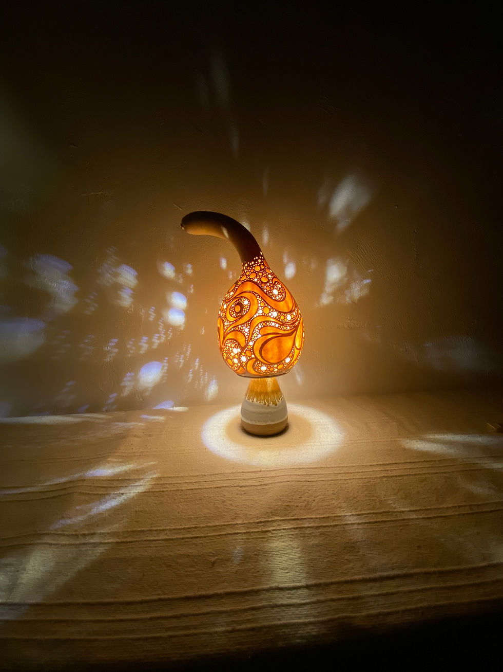 サムネイル： Gourd lamp Mushroom Lamp#251206