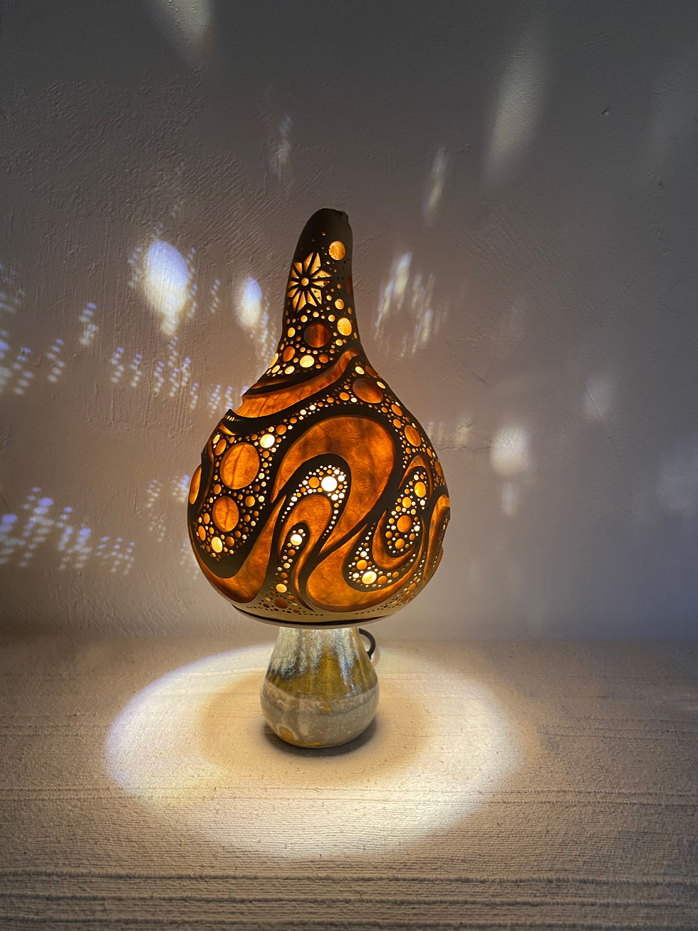 Thumbnail: Gourd lamp Mushroom Lamp#251001