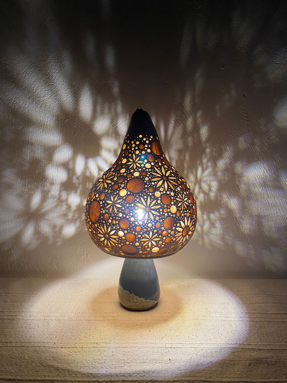 サムネイル： Gourd lamp Mushroom Lamp