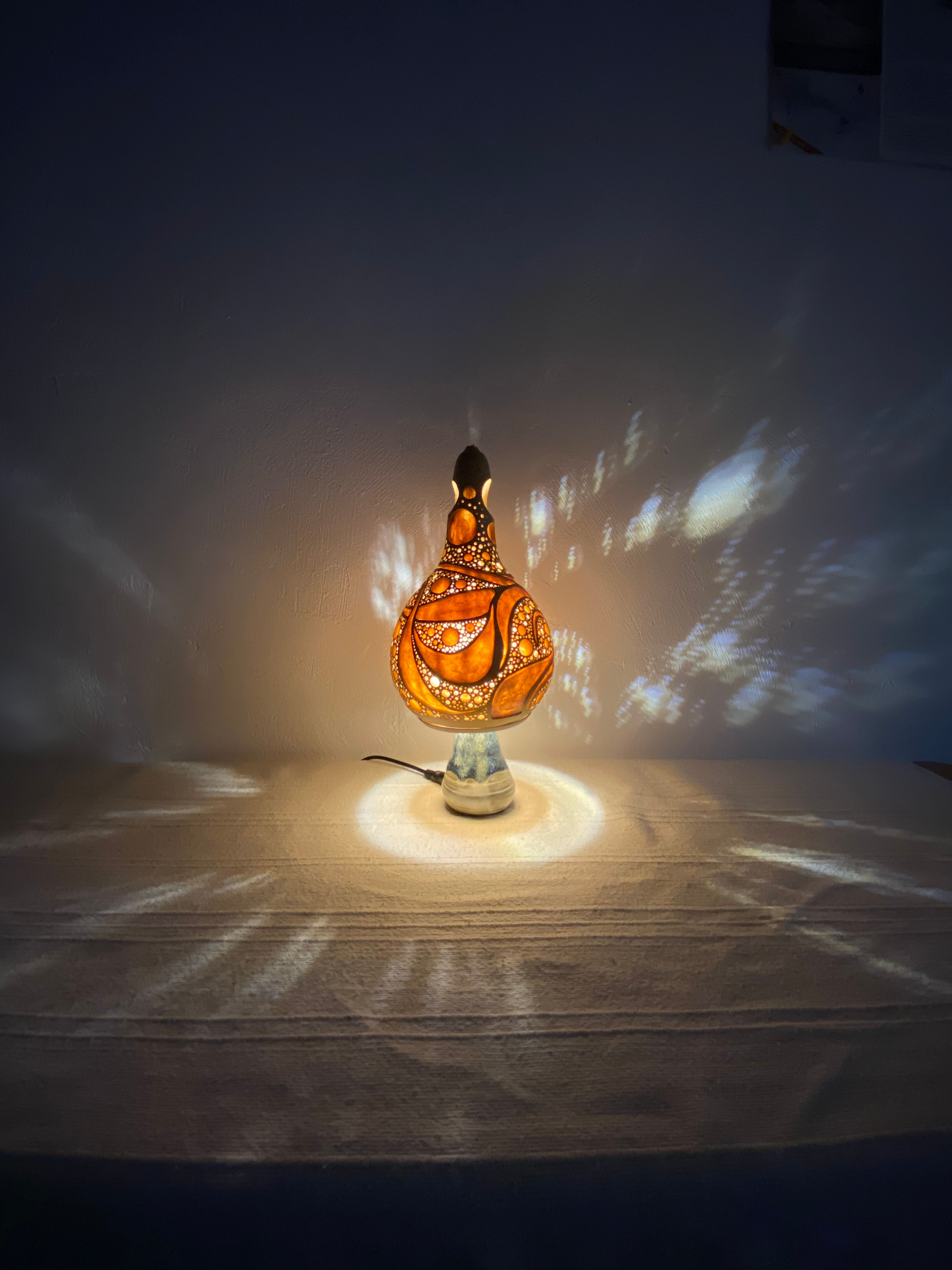 Gourd lamp Mushroom Lamp#251018