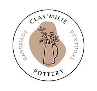 Logo Clay'Milie Pottery, poterie artisanale du Portugal.