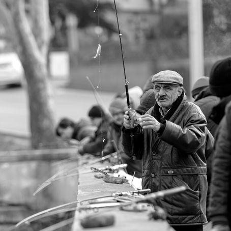 Fishing. Tbilisi. Georgia