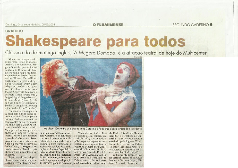 A MEGERA DOMADA