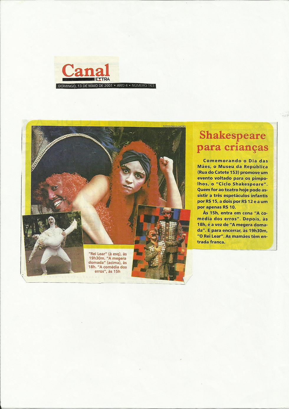 SHAKESPEARE PARA CRIANÇAS E JOVENS