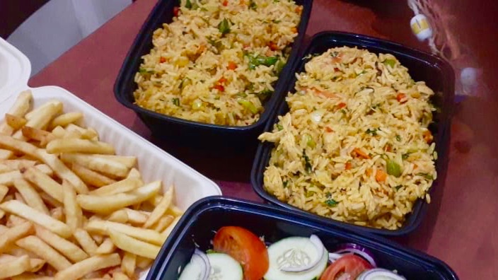 Arranged Food and Objects