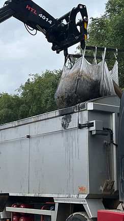 Sludge waste removal bag