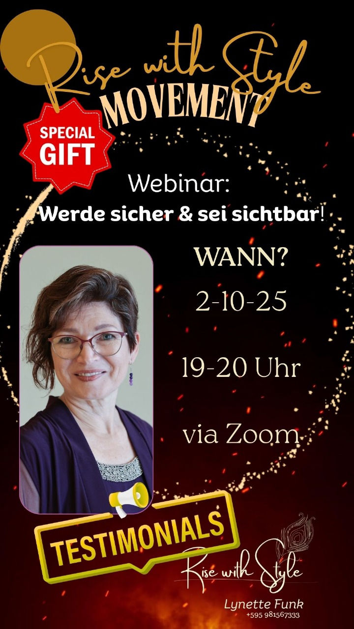 Webinar "Werde SICHER & SICHTBAR!"