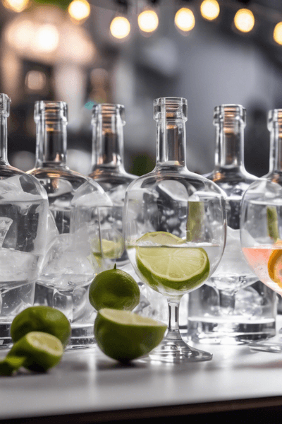 Gin & Tonic in glasses