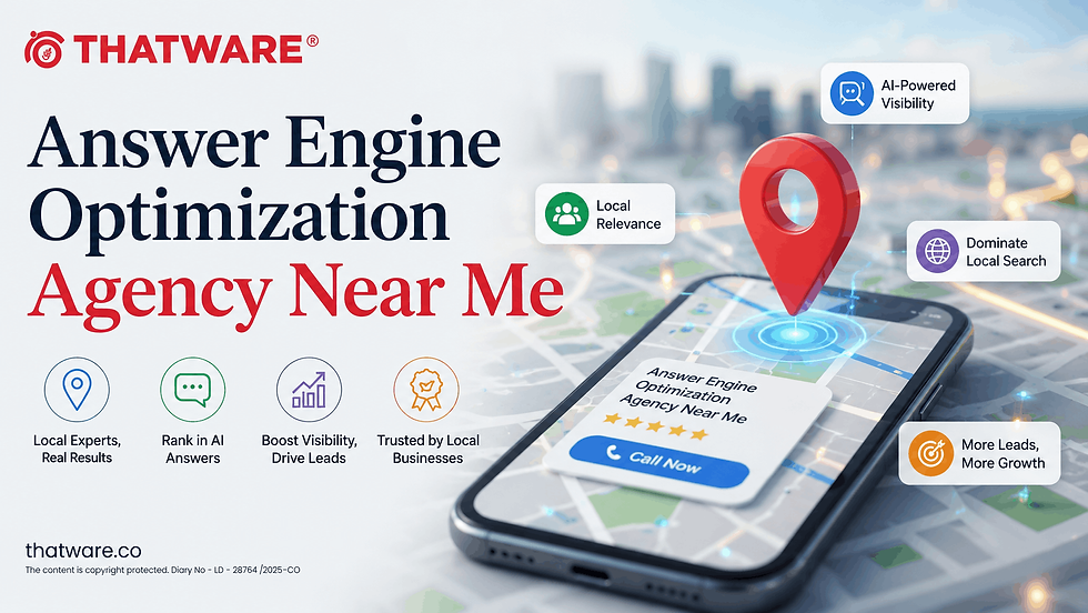 Answer Engine Optimization Agency Near Me