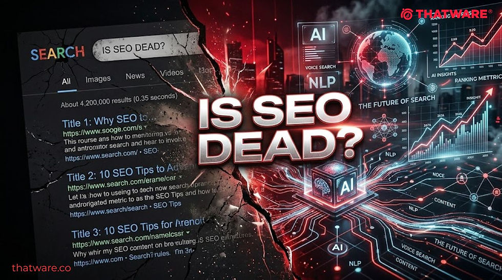 IS SEO DEAD?