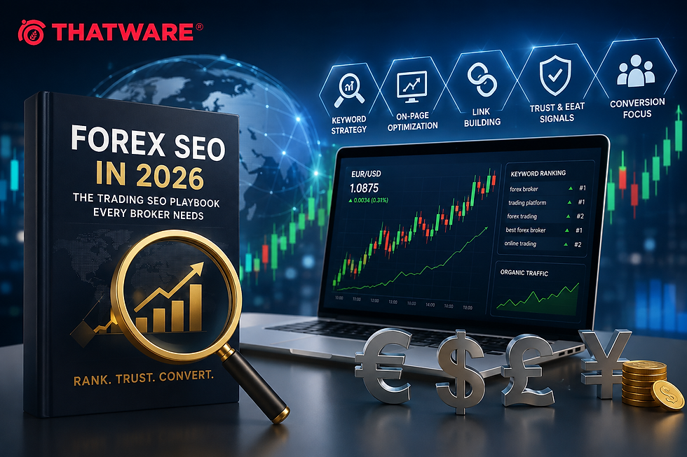 Forex SEO in 2026: The Trading SEO Playbook Every Broker Needs to Rank, Trust, and Convert