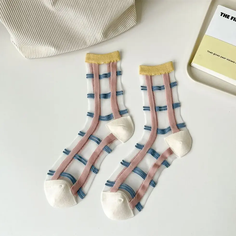 Thumbnail: Fashion Socks For Women Summer Breathable Trendy Casual Socks Cute Fashion Korea