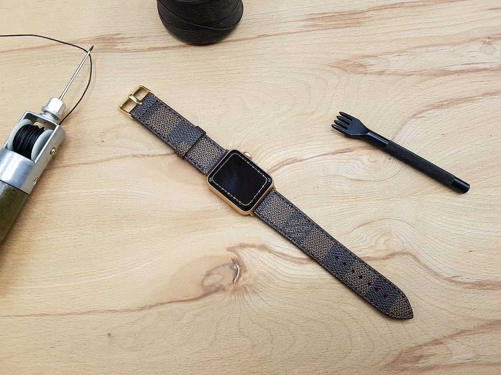 Thumbnail: Handmade Authentic Louis Vuitton Apple Watch Band