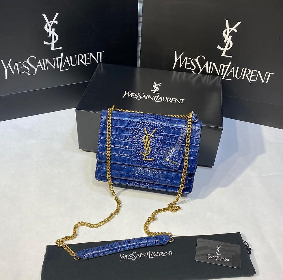 Thumbnail: Yves Saint Laurent Sunset Croco Bag