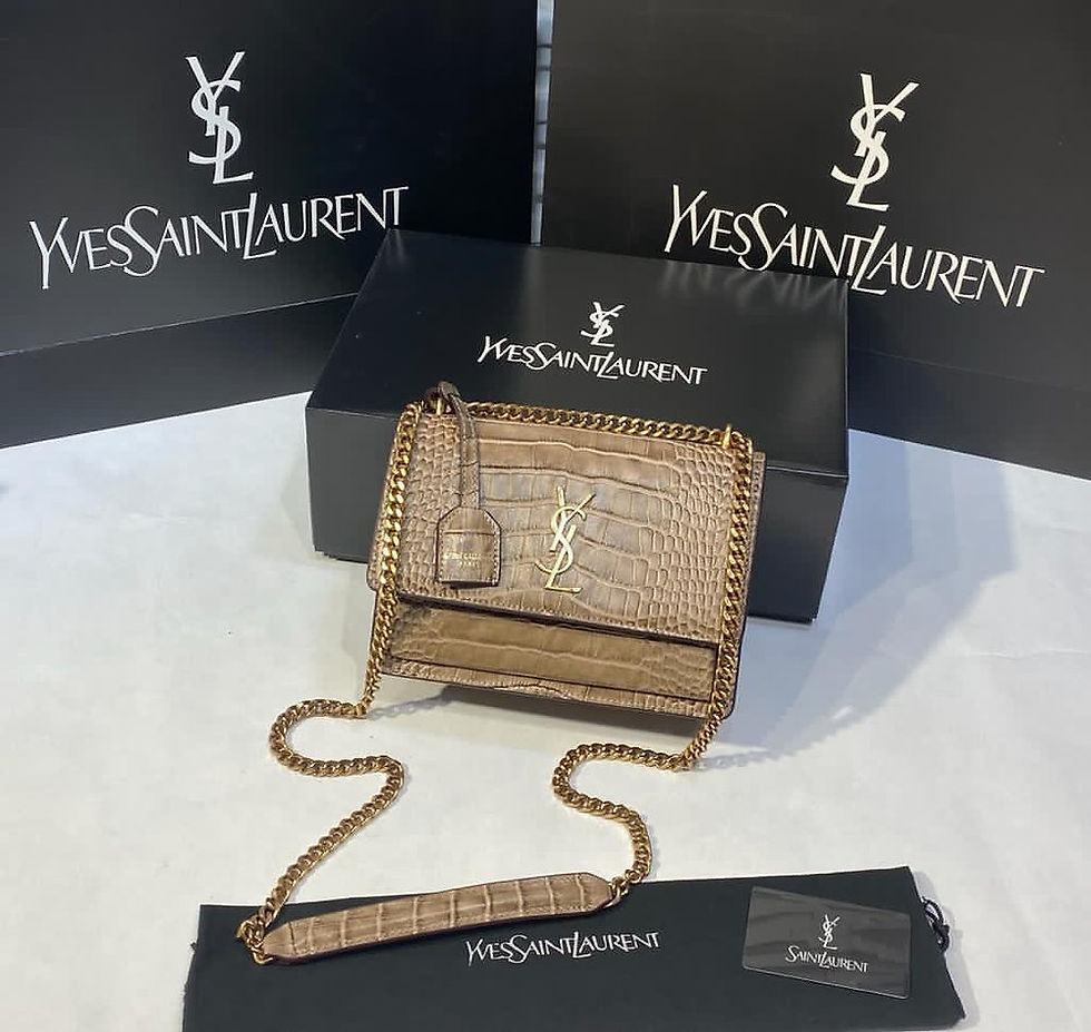 Thumbnail: Yves Saint Laurent Sunset Croco Bag