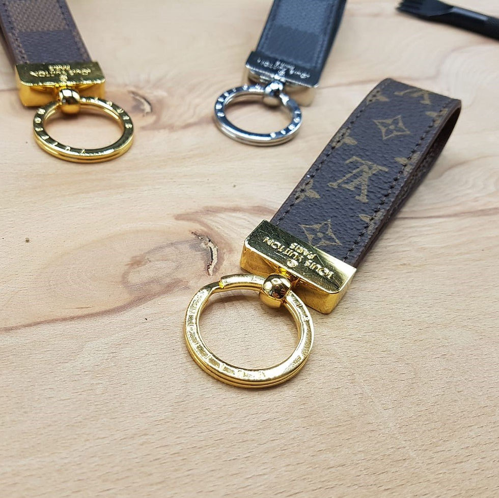 Thumbnail: Louis Vuitton key chain, Louis Vuitton Bag Ornament, Bag Accessory Leather Key c