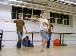 In rehearsal for Speech and Debate