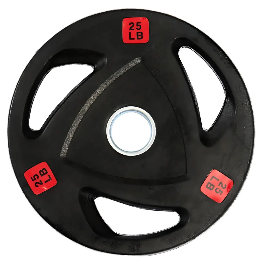 Disco olímpico 25 lb 3 agarres