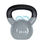Miniatura: Pesa rusa Kettlebell 25 lb con recubrimiento uso rudo color gris