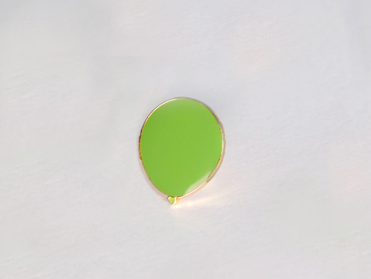 Green Balloon Pin Badge (Muscular Dystrophy Awareness)
