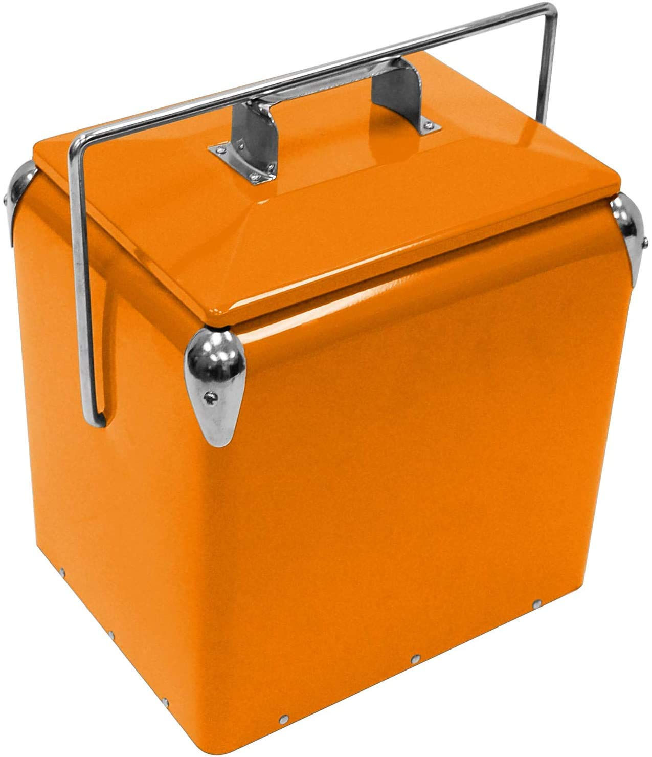 Creative Outdoor Stainless Steel Legacy Cooler with Bottle Opener - Retro Metal 